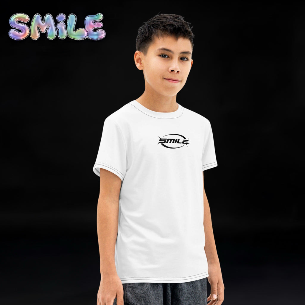 Boys & Girls Smile Teens T-Shirt White