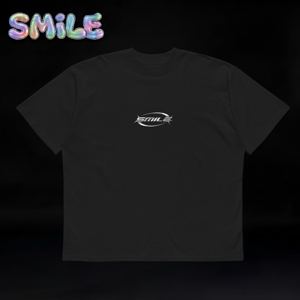 Unisex Adult Smile T-Shirt (Special) Silver