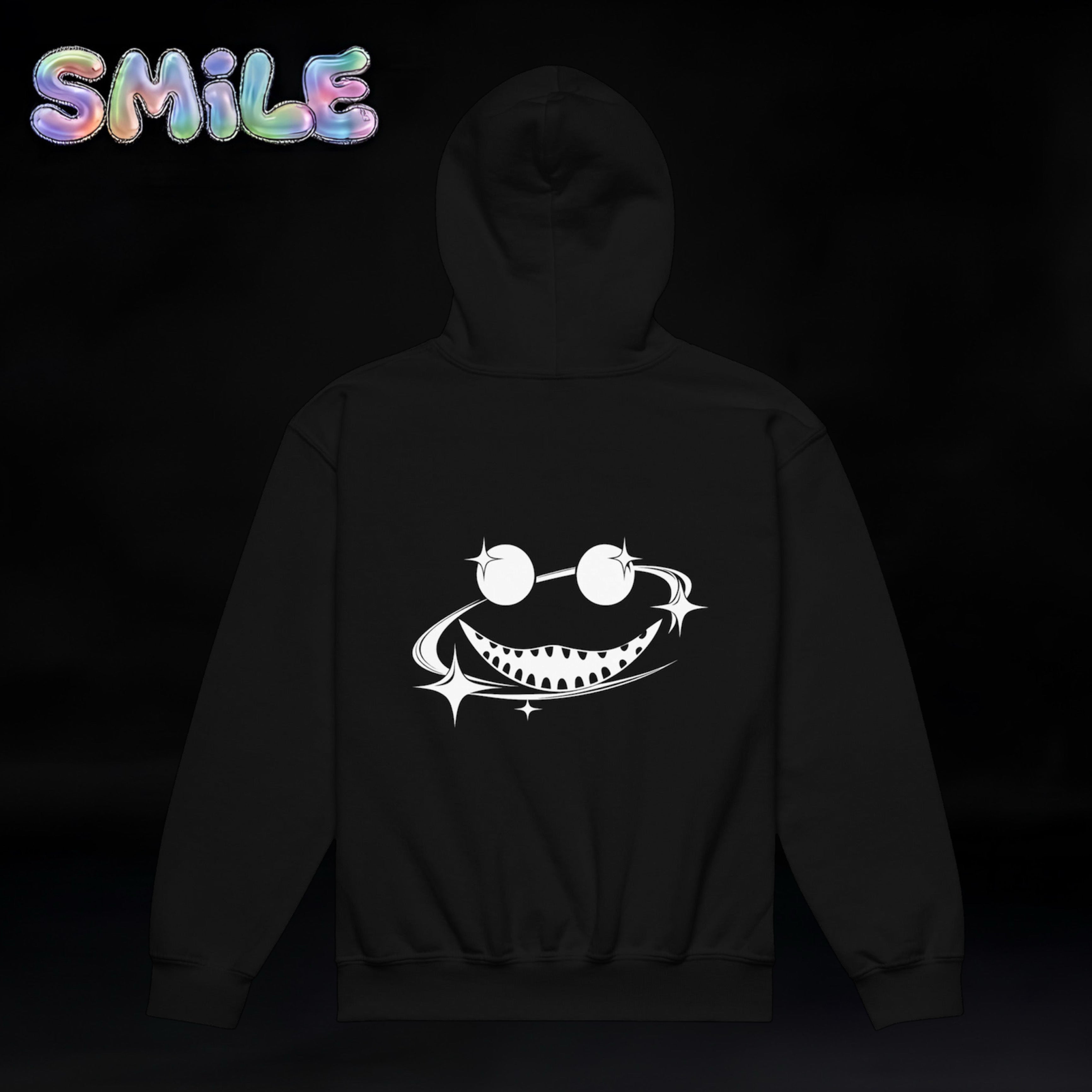 Boys & Girls Smile Teens hoodie Black