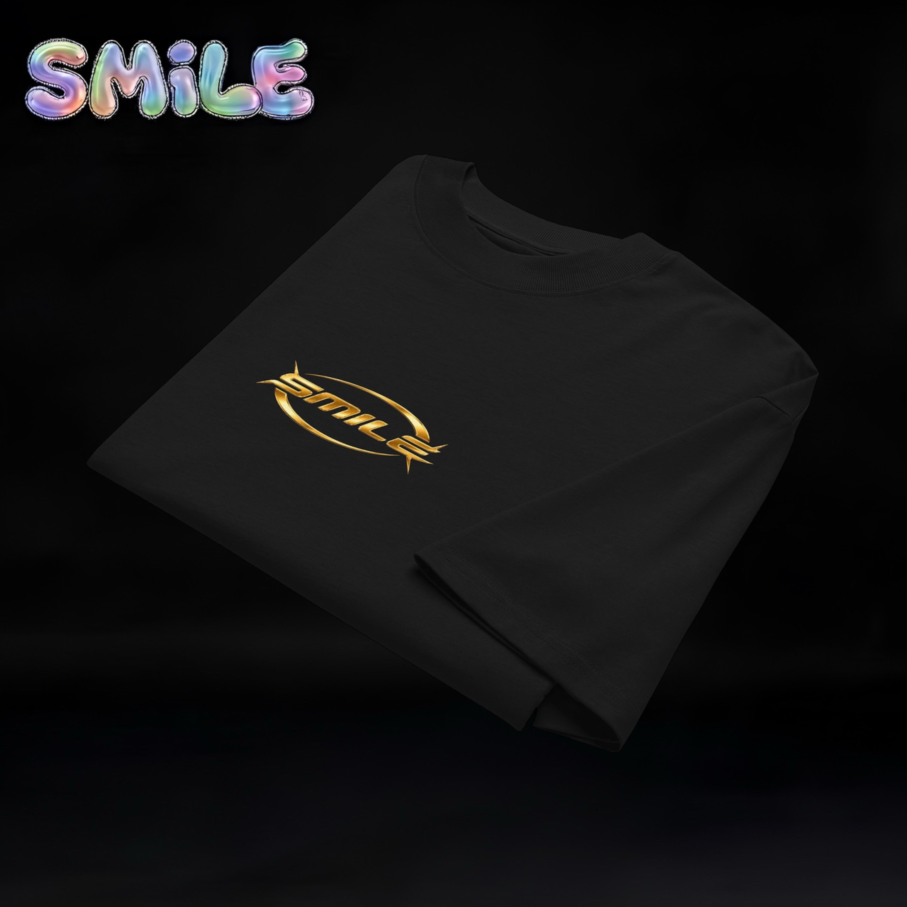 Unisex Adult Smile T-Shirt (Special) Gold