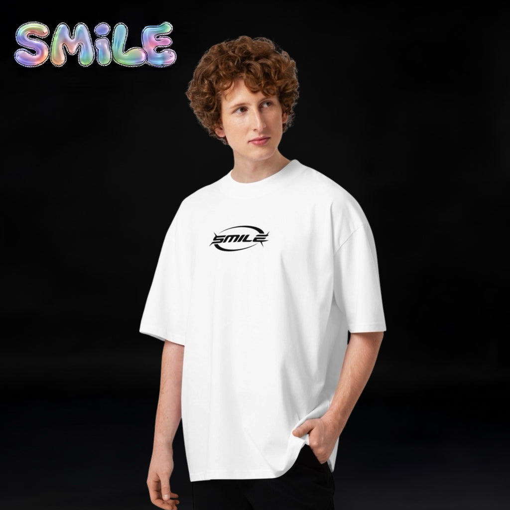 Unisex Adult Smile T-Shirt Male