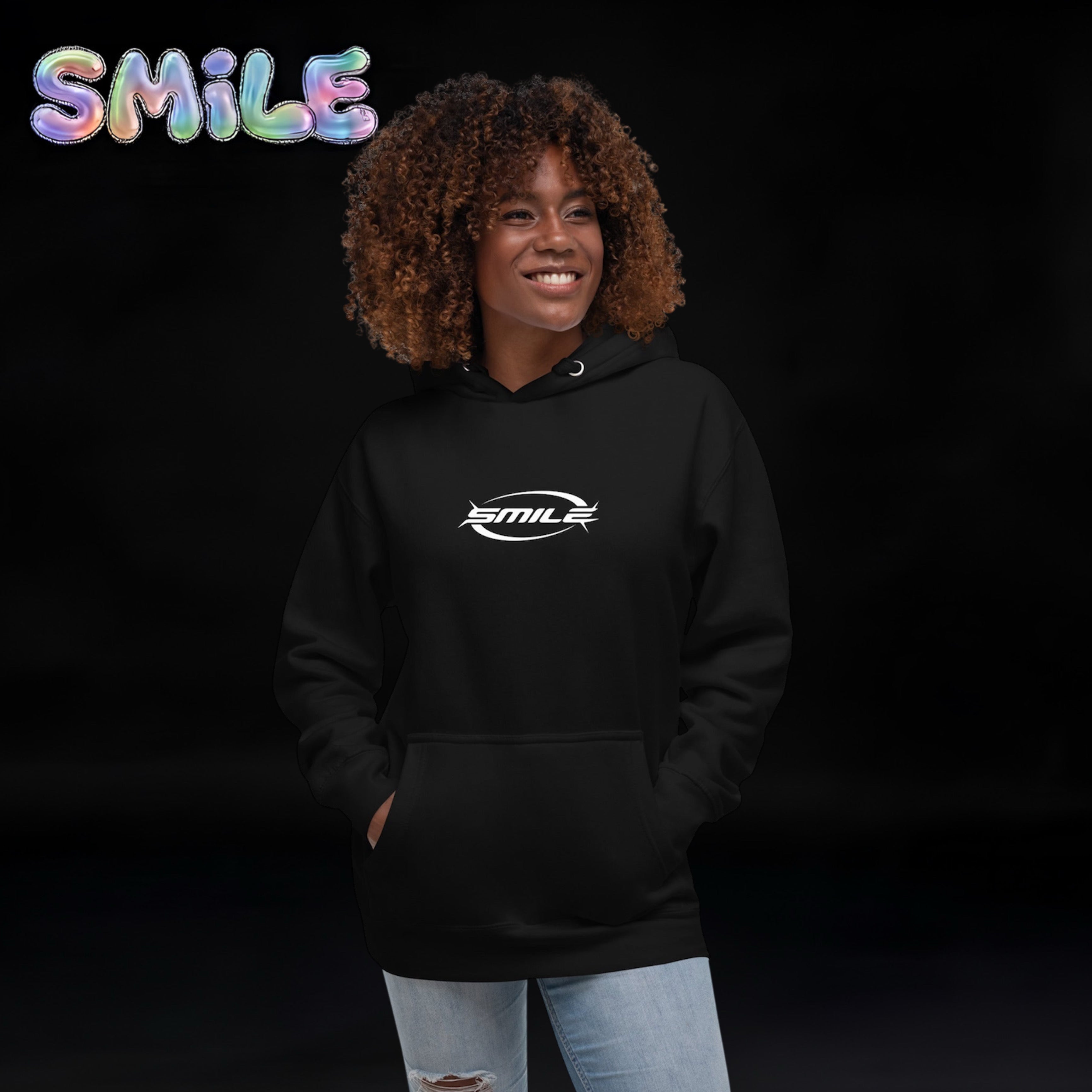 Unisex Adult Smile Hoodie