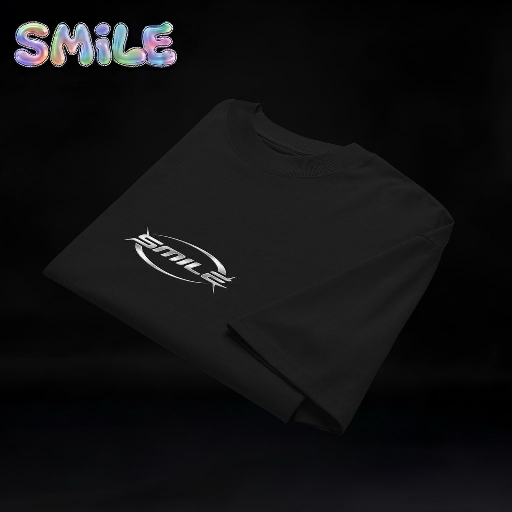 Unisex Adult Smile T-Shirt (Special) Silver