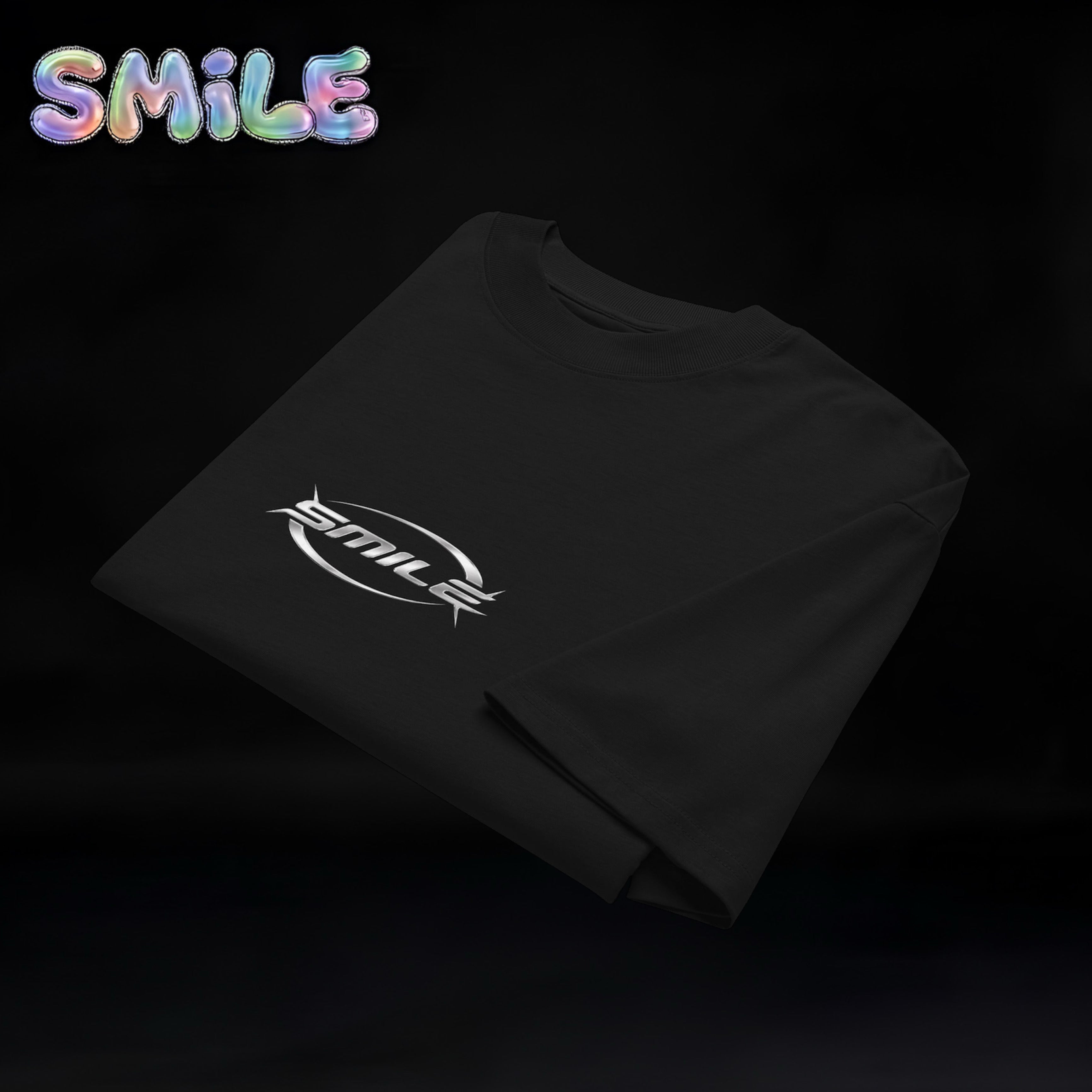 Unisex Adult Smile T-Shirt (Special) Silver