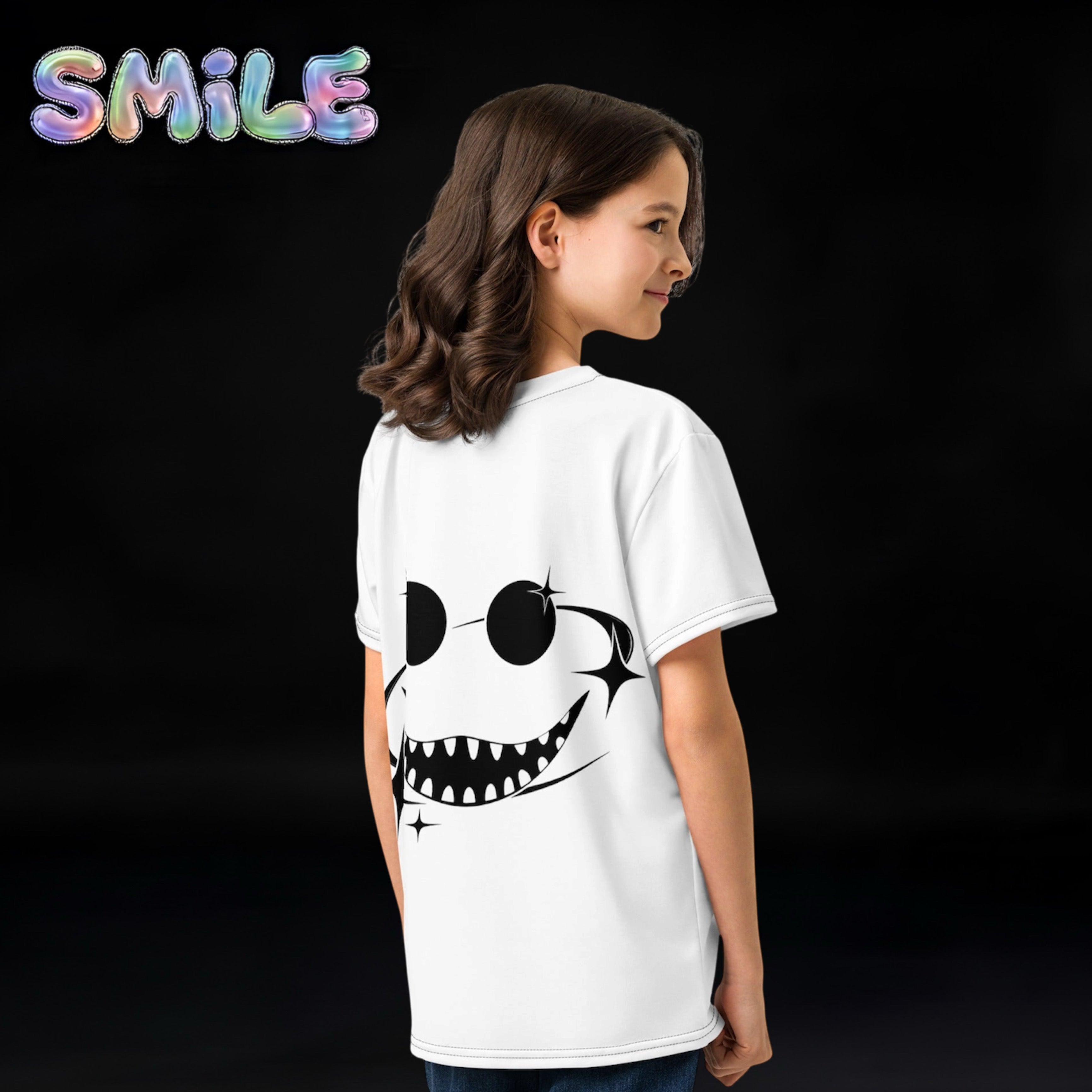 Boys' & Girls' Smile T-Shirt White