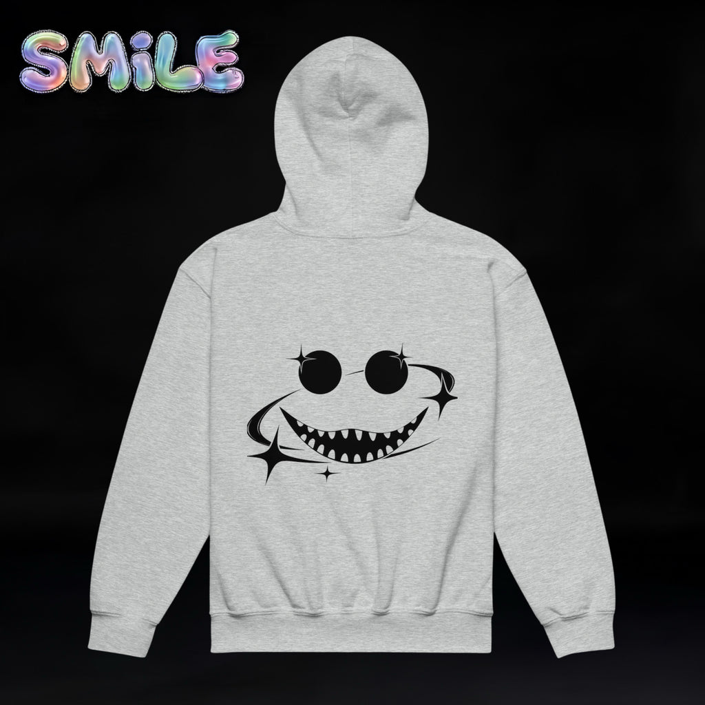 Boys & Girls Smile Teens Pullover Hoodie White Colors