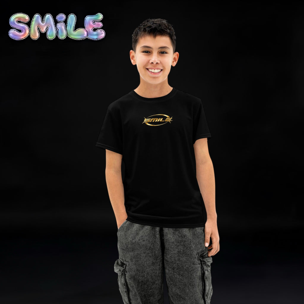 Boys & Girls Smile Teens T-Shirt (Special) Gold