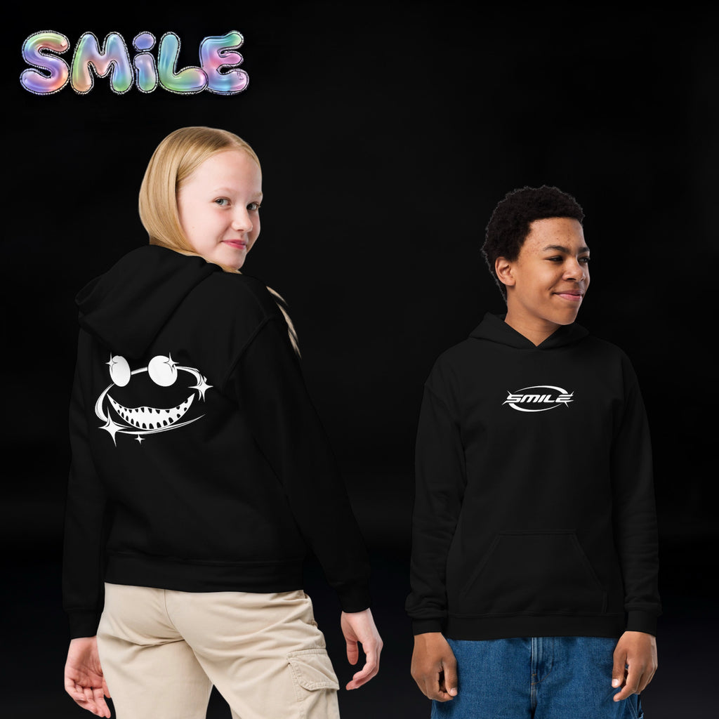 Boys & Girls Smile Teens hoodie Black