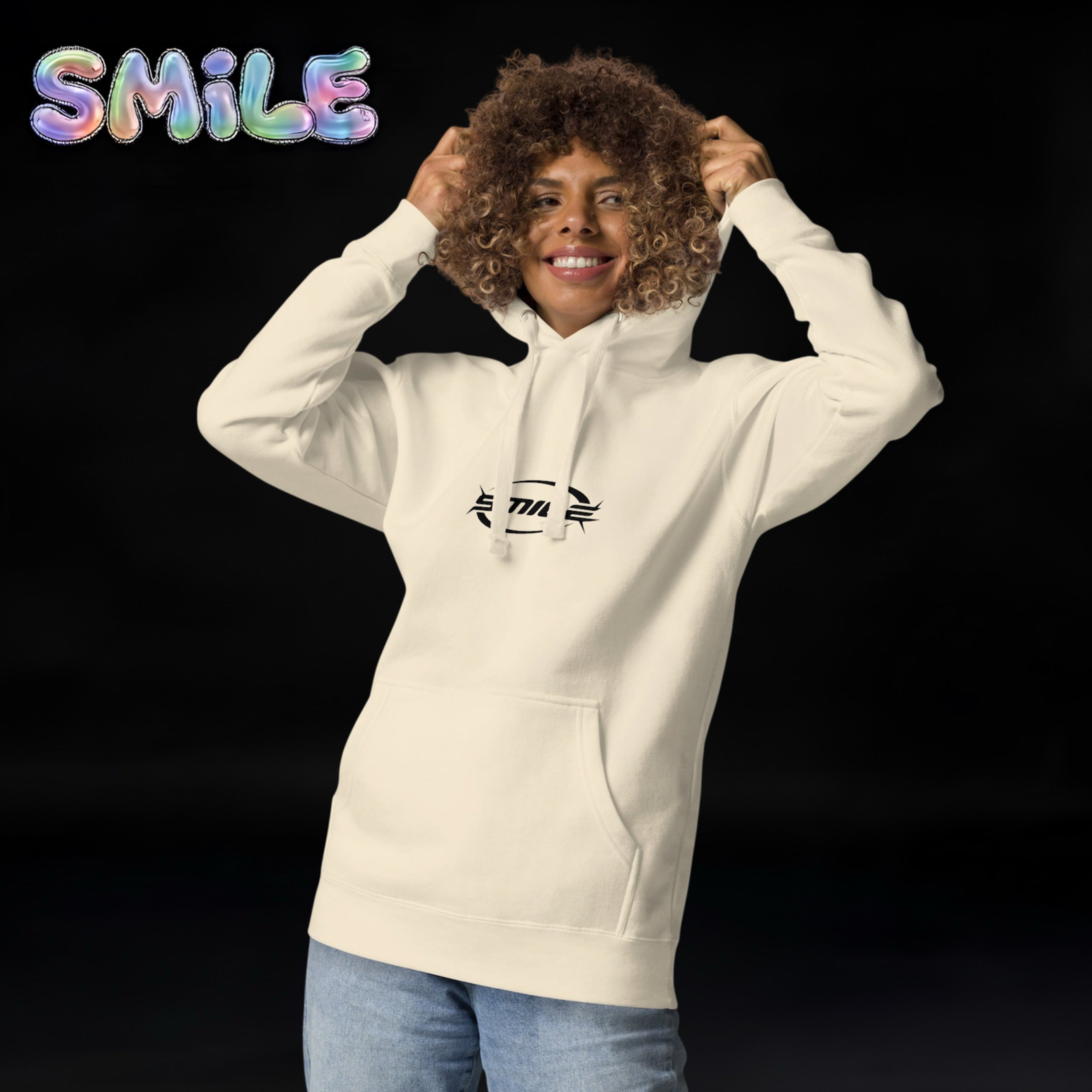 Unisex Adult Smile Hoodie