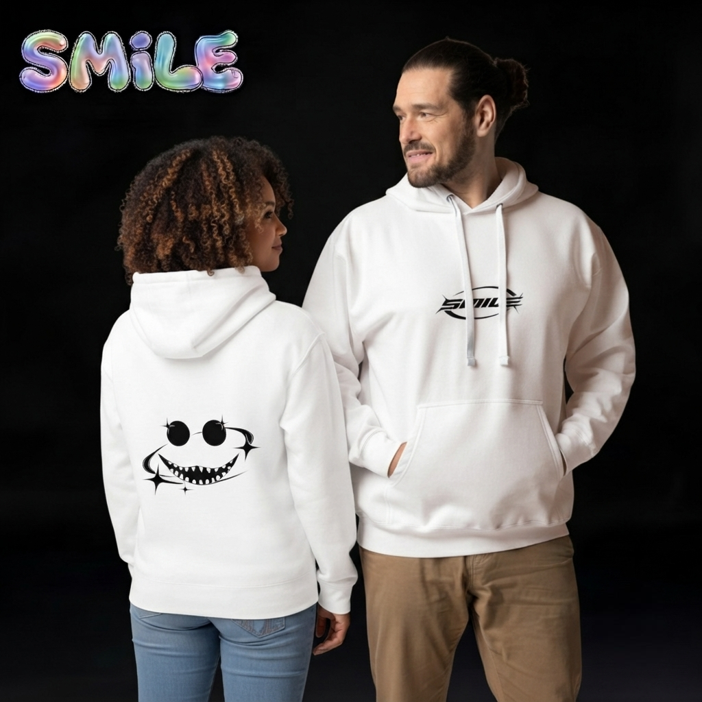 Unisex Adult Smile Hoodie