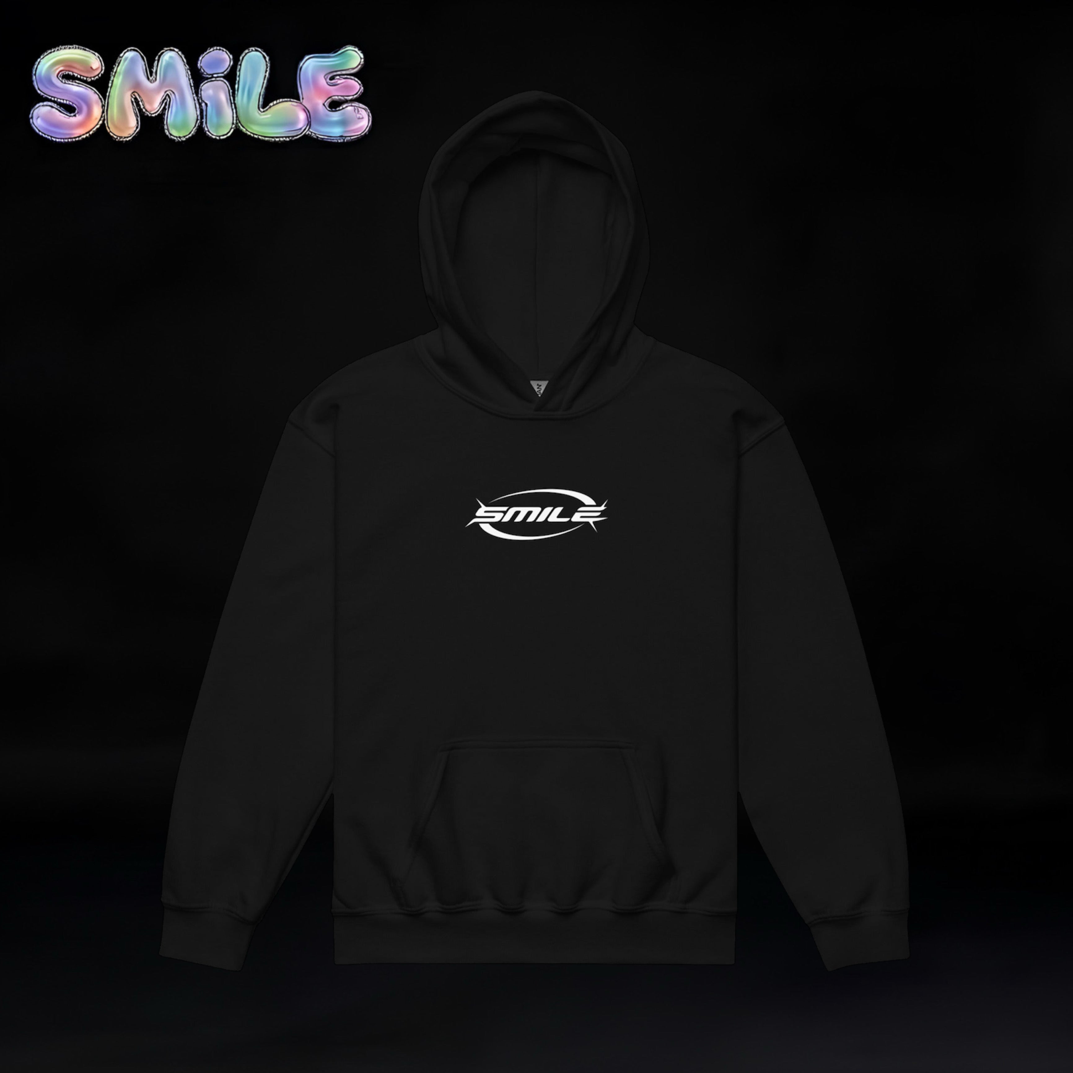 Boys & Girls Smile Teens hoodie Black