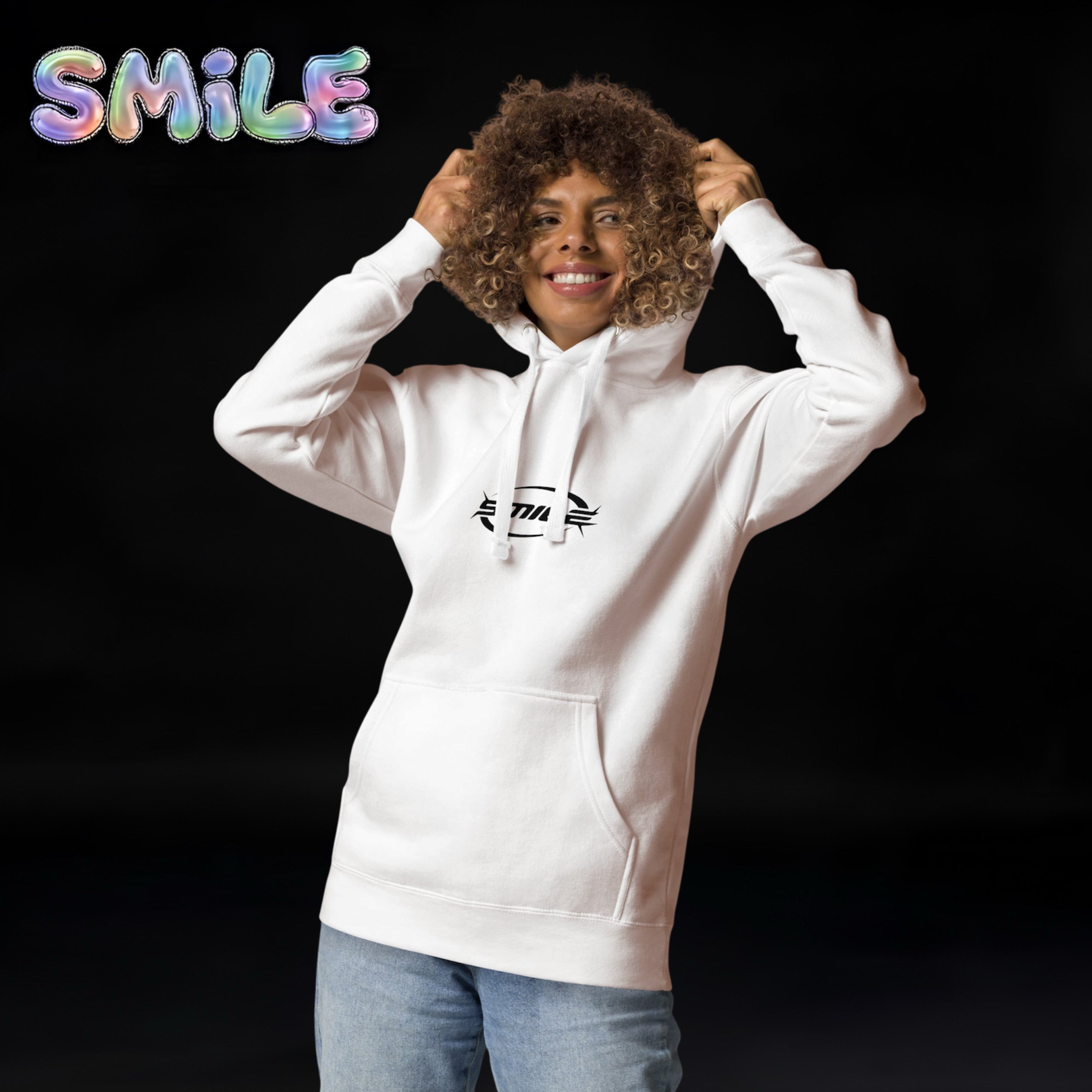 Unisex Adult Smile Hoodie