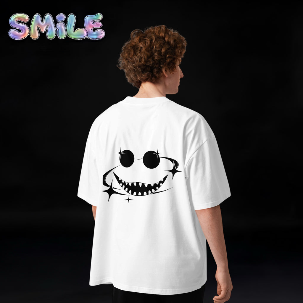 Unisex Adult Smile T-Shirt Male