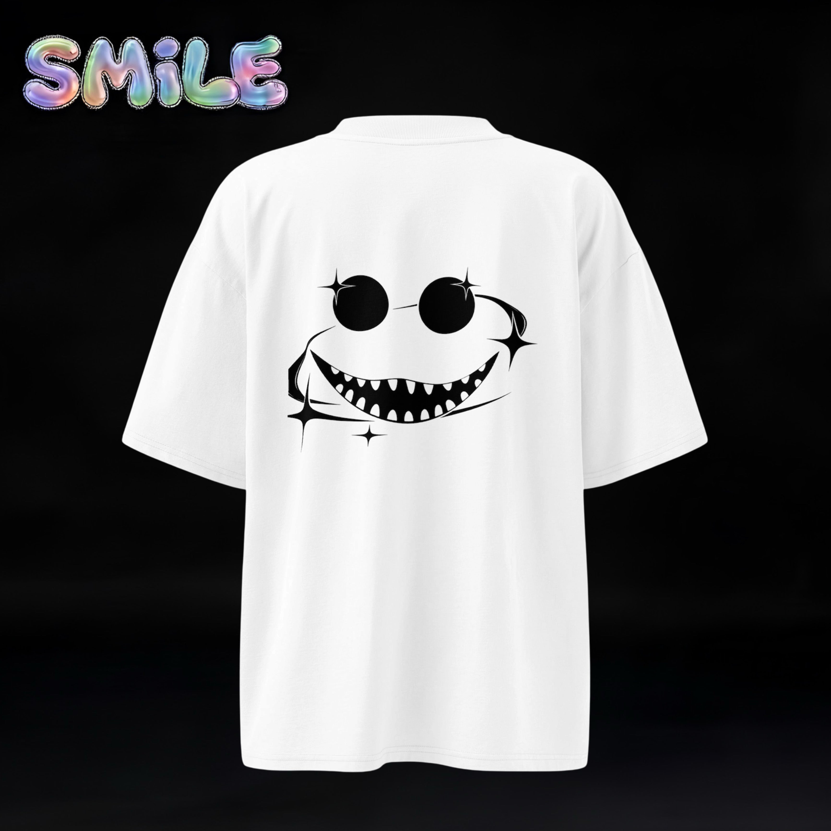 Unisex Adult Smile T-Shirt Male