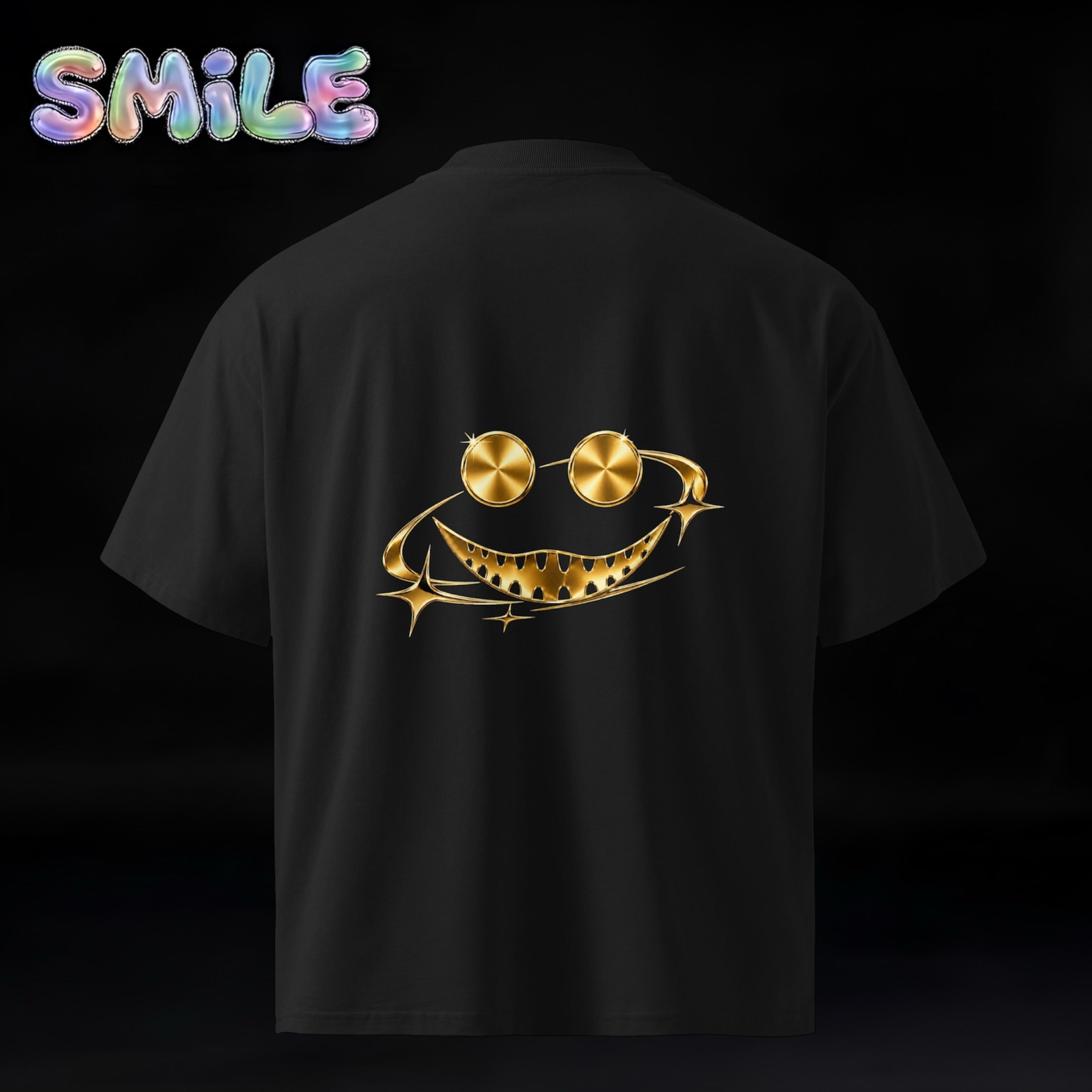 Unisex Adult Smile T-Shirt (Special) Gold