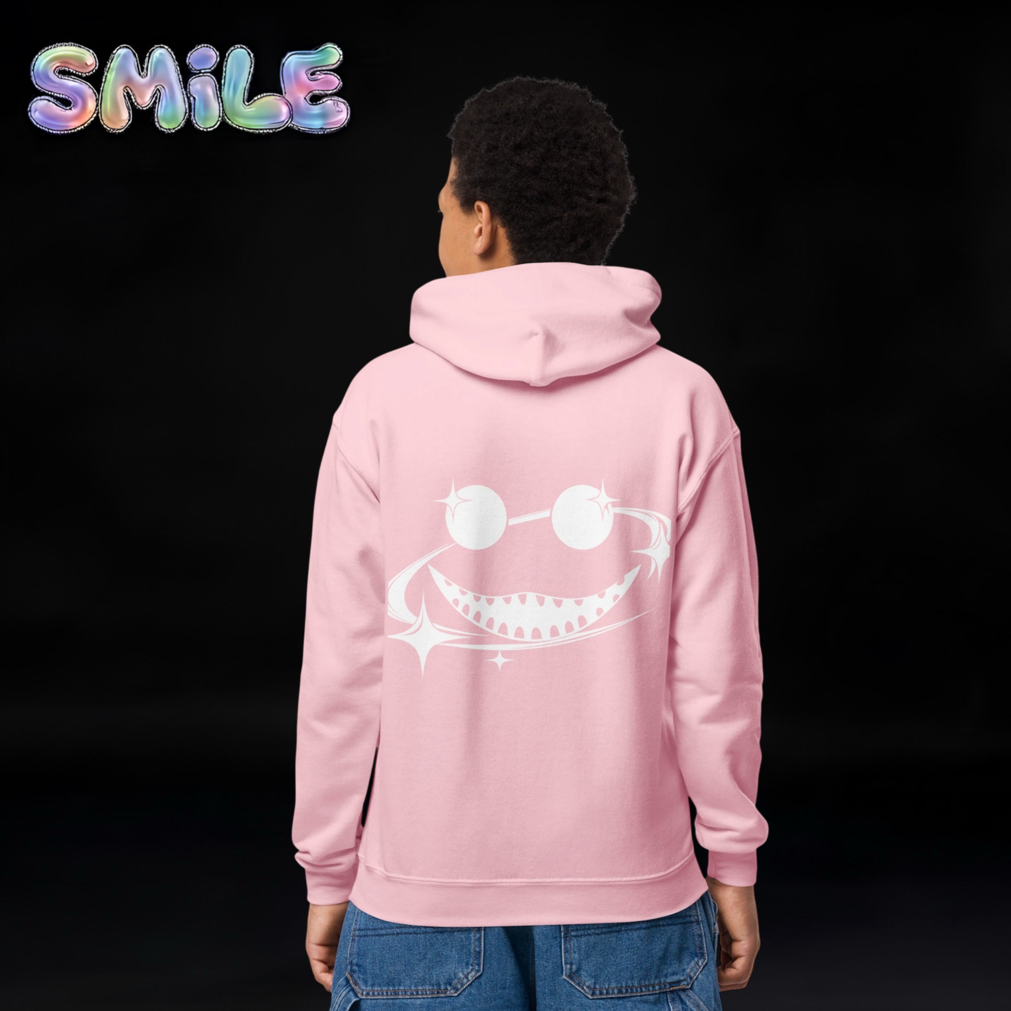 Boys & Girls Smile Teens Pullover Hoodie Colors