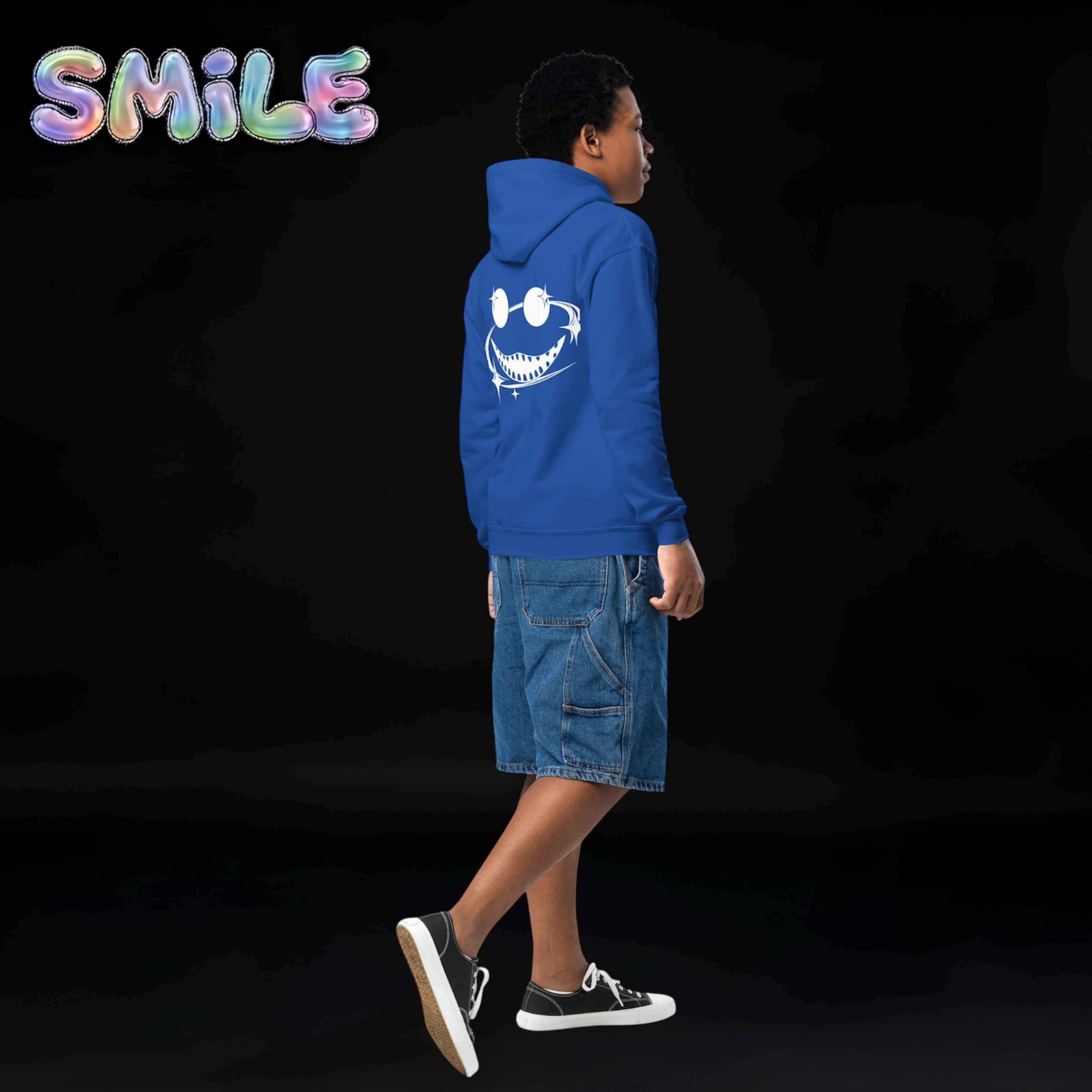 Boys & Girls Smile Teens Pullover Hoodie Colors